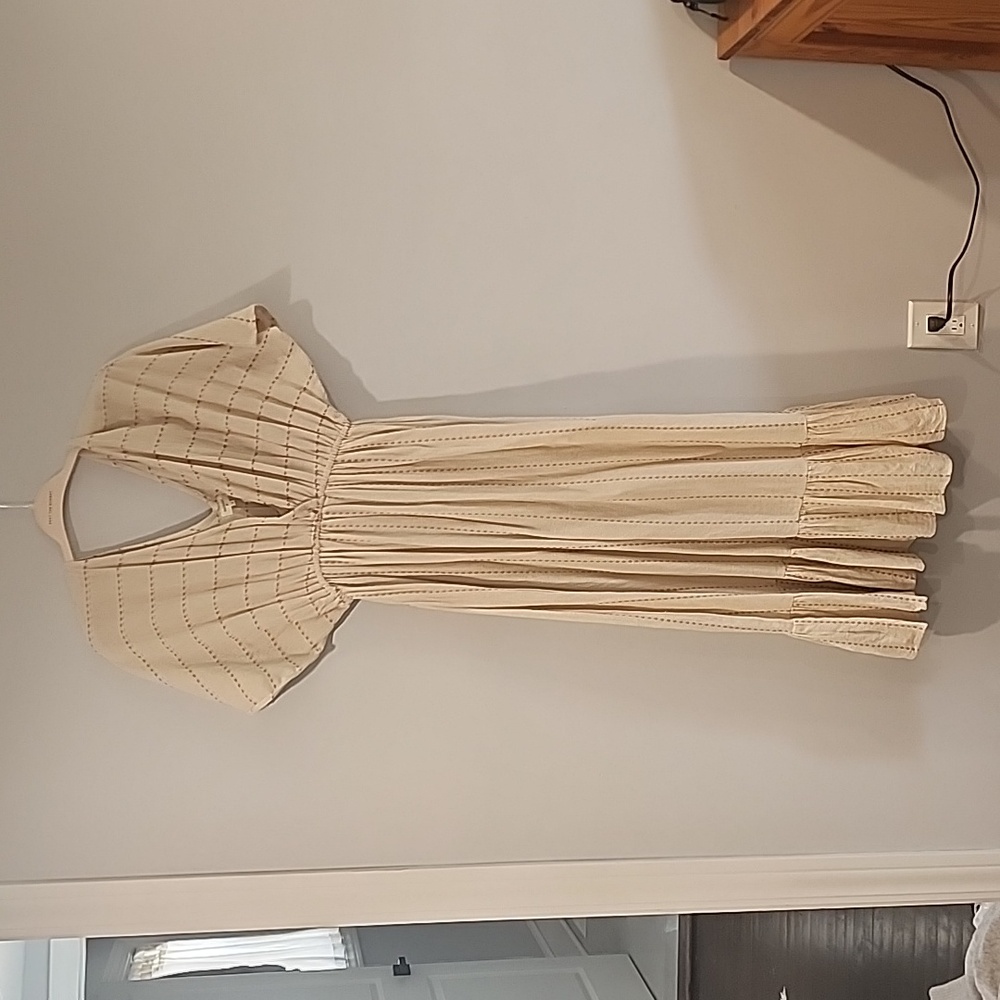 Woven Linen Maxi Dress